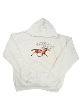 Sinclair Global Anniversary Horse Hoodie in White